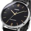 Casio CASIO Quartz Men's Watch MTP-VT01L-1B Black X Black Leather Band Overseas Model [Parallel...