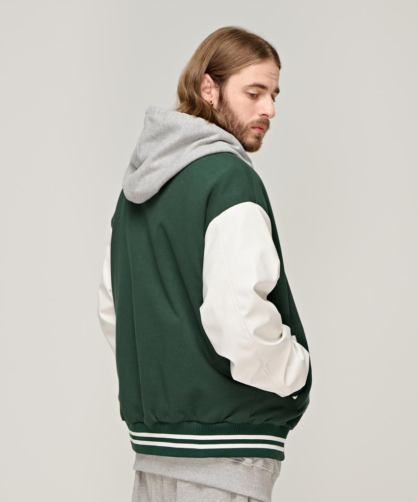 Cargobros C Logo Cb Varsity Jacket (Green)