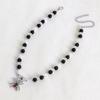Diamonds Spiders Exaggerated Clavicle Chain Female Temperament Handmade Beaded All-matched Crystal Stone Necklace