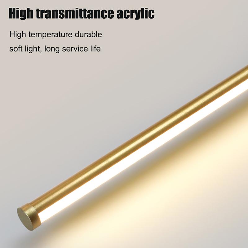 Nordic Modern LED Longer Wall Lamp Living Room Bedroom Bedside Decor Lamp Bathroom Mirror Stair Minimalist Design Light Fixtures
