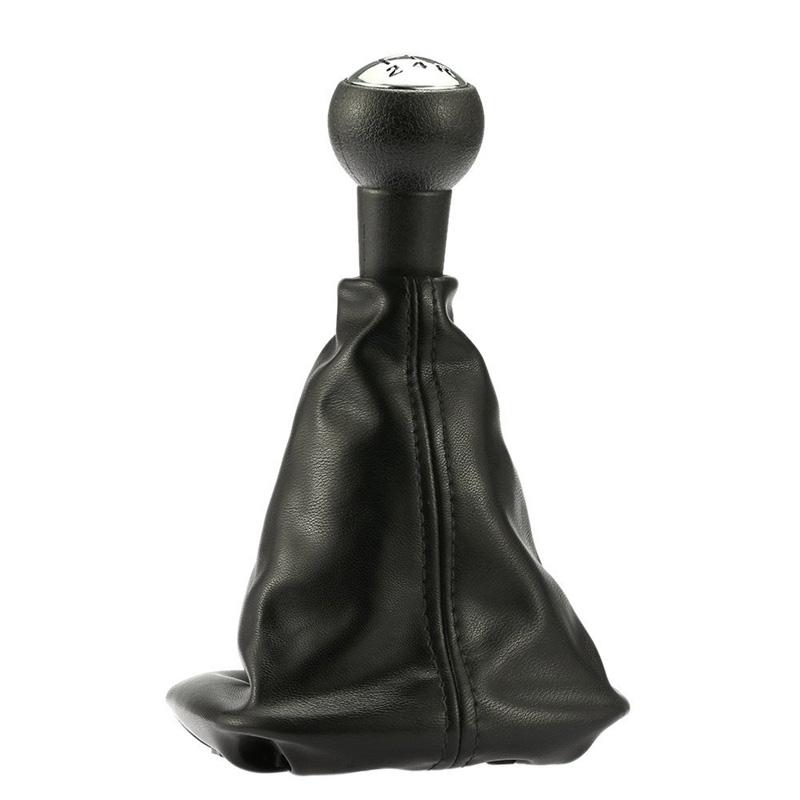 Gear Knob Leather Car Gear Shift Lever Automobile Repair Accessory Replacement for 307 206 406