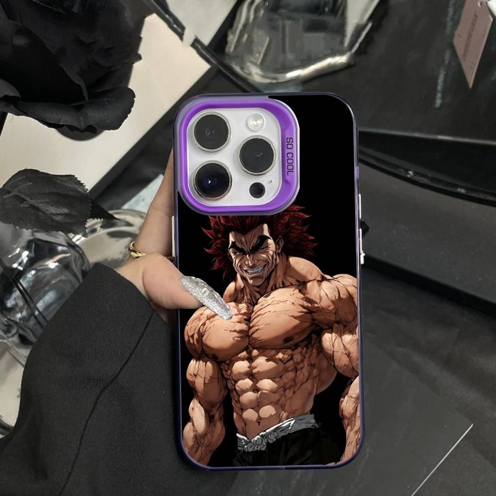 

Чехол для телефона Аниме Х-Ханма Ю-Юдзиро Для iPhone 16,15,14,17,13,12,11,XS,Mini,Pro,SE,MAX Фиолетовый Матовый Силиконовый Чехол iPhone14