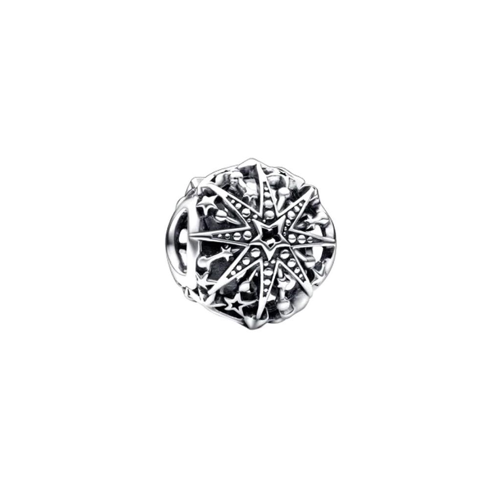 Pandora Celestial Snowflake Style Sterling Silver Jewelry Accessories Unisex Accessories 792360C00