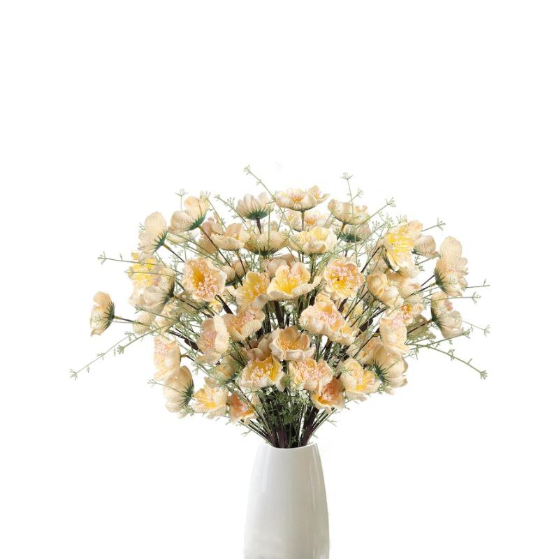 

8 шт. Букет из искусственных цветов Азалии Искусственные цветы рододендрона Поддельные цветы для дома, кухни, свадебного стола, центральные украшения