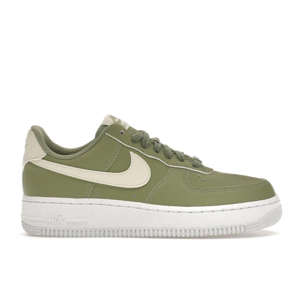 Nike  Air Force 1 07 Oil Green Women Sneakers White Gum-Medium-Brown Sea-Glass HF5062-386