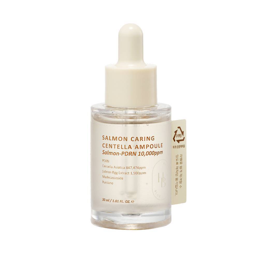 Hevblue Salmon Pdrn Caring Centella Ampoule 30ml