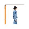 Li Ning Skateboard Series Solid Color Loose Wash Denim Jacket Men Jacket Light-Blue AJDU105-1