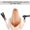 Wooden Hair Straightening Comb, Anti-Static Double Brush Design for Straight Hair, with Unique Handle for Sy   and Use As a Hair Dryer