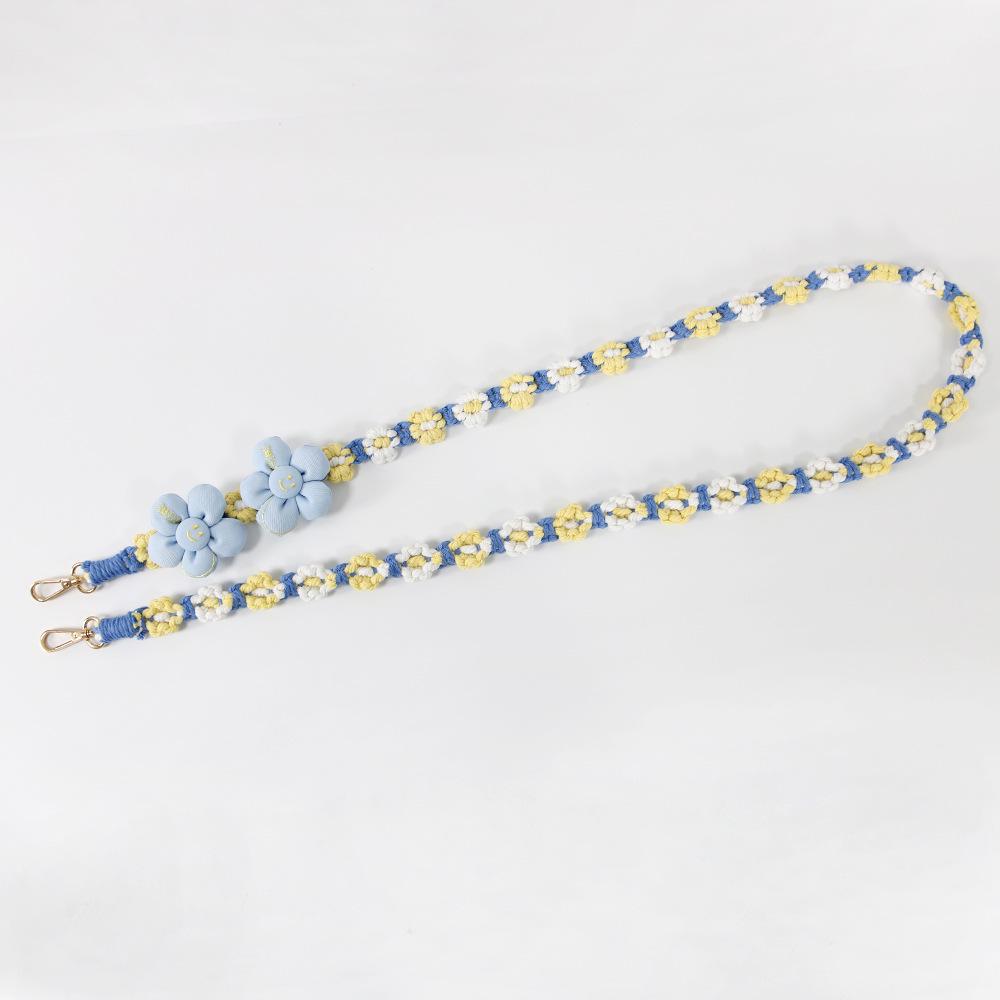 Bohemian Daisy Flower Woven Phone Lanyard - Colorful, Fashionable & Versatile