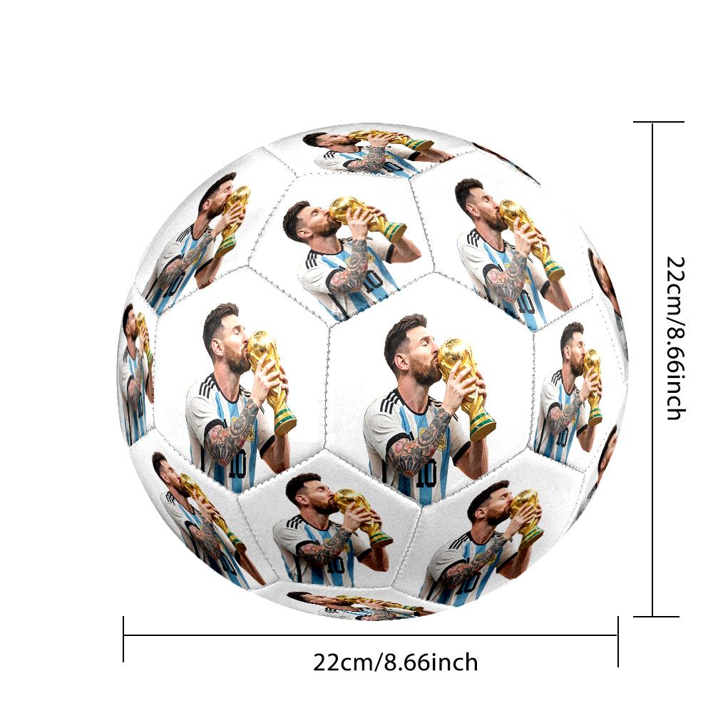 Messi 10 Number Soccer Player Size 5 Soccer Ball Machine Sewn Indooroutdoor Training And Matches Unique Gift For Soccer Lovers