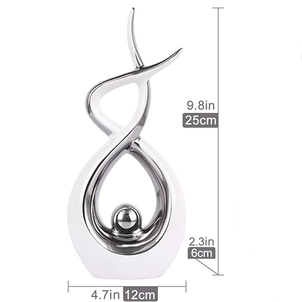 Decorațiune interioară Artă abstractă modernă Statuie ceramică Decorațiune masă Sufragerie Birou Miez Sufragerie Decorațiune cafea