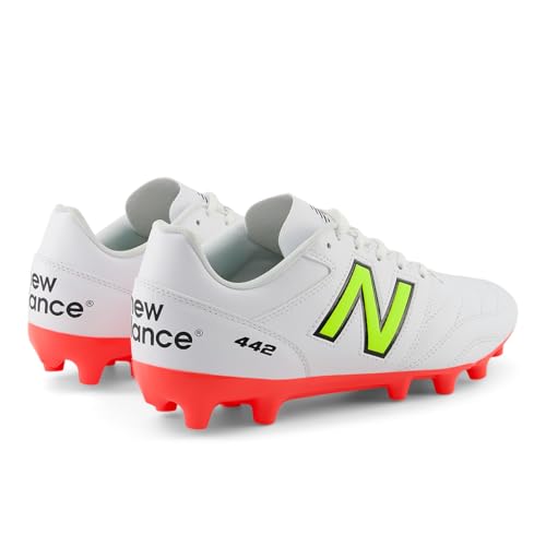 New Balance 442 ACADEMY HG MS43H Men's Soccer Cleats, IB2 (WHITE), Size 27.5 Cm, 2E