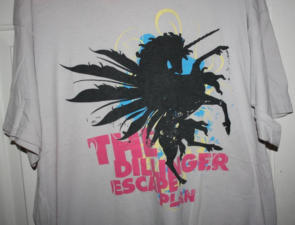 The Dillinger Escape Plan Band Gray Cotton Made In USA  S-5XL Unisex T-Shirt XXL