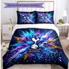 Tottenham Hotspur Pattern Printed 3PCS Bedding Set Soft Skin-Friendly Washable Duvet Cover & Pillowcases Set All Season Bedroom