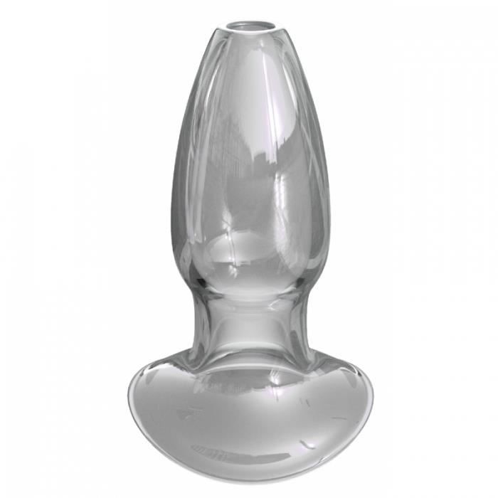 Plug tunnel - Anal Fantasy - Gaper - Verre - 9cm longueur - 4cm largeur - 2cm ouverture