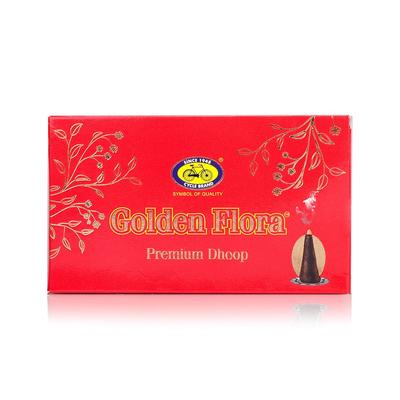 Golden Flora Wet Dhoop Bamboo-Less Soft Incense 120g Pack Long-Lasting Aroma For Festive Use