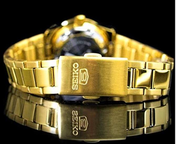 SEIKO5 Automatic Gold Dial Watch SYMG44K1 for Women [Seiko]