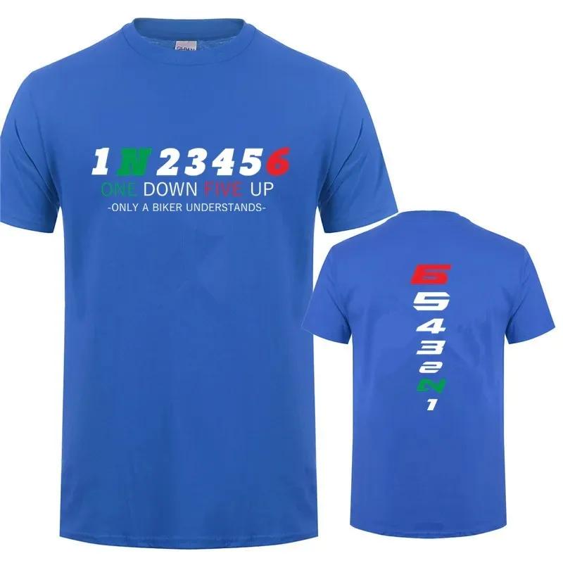 1N23456 Motorcycle Only A Biker Understands T Shirt Motorbike Tee Printed Race Shirt Casual Tops Summer Men Short Sleeve Cotton