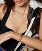 Begins Larin Asher Thread Bracelet Red Pink