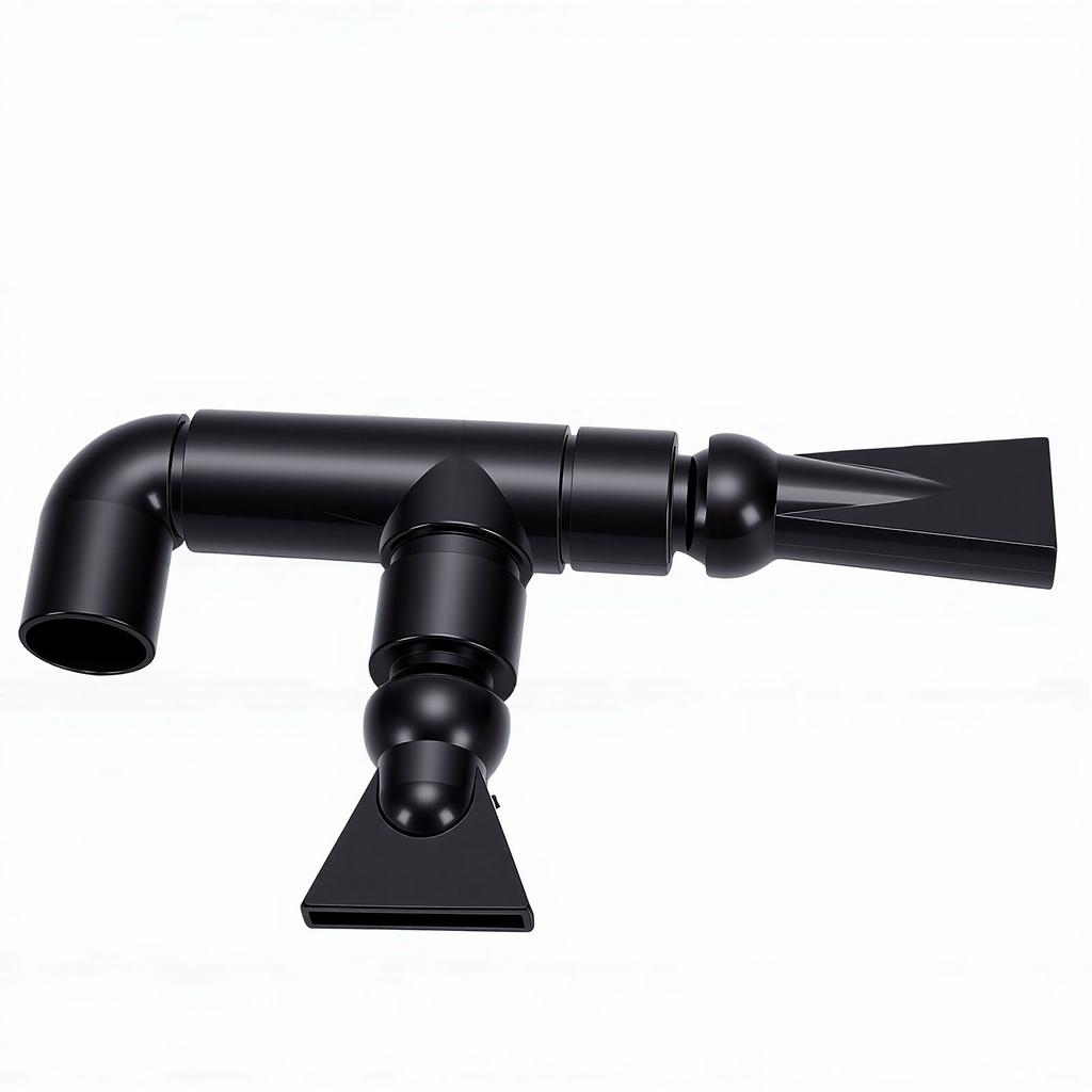 Fish Tank Double Nozzle PVC Aquarium Tanks Outlet Water Outflow Pipe Connector Versatile Tube Accessory External