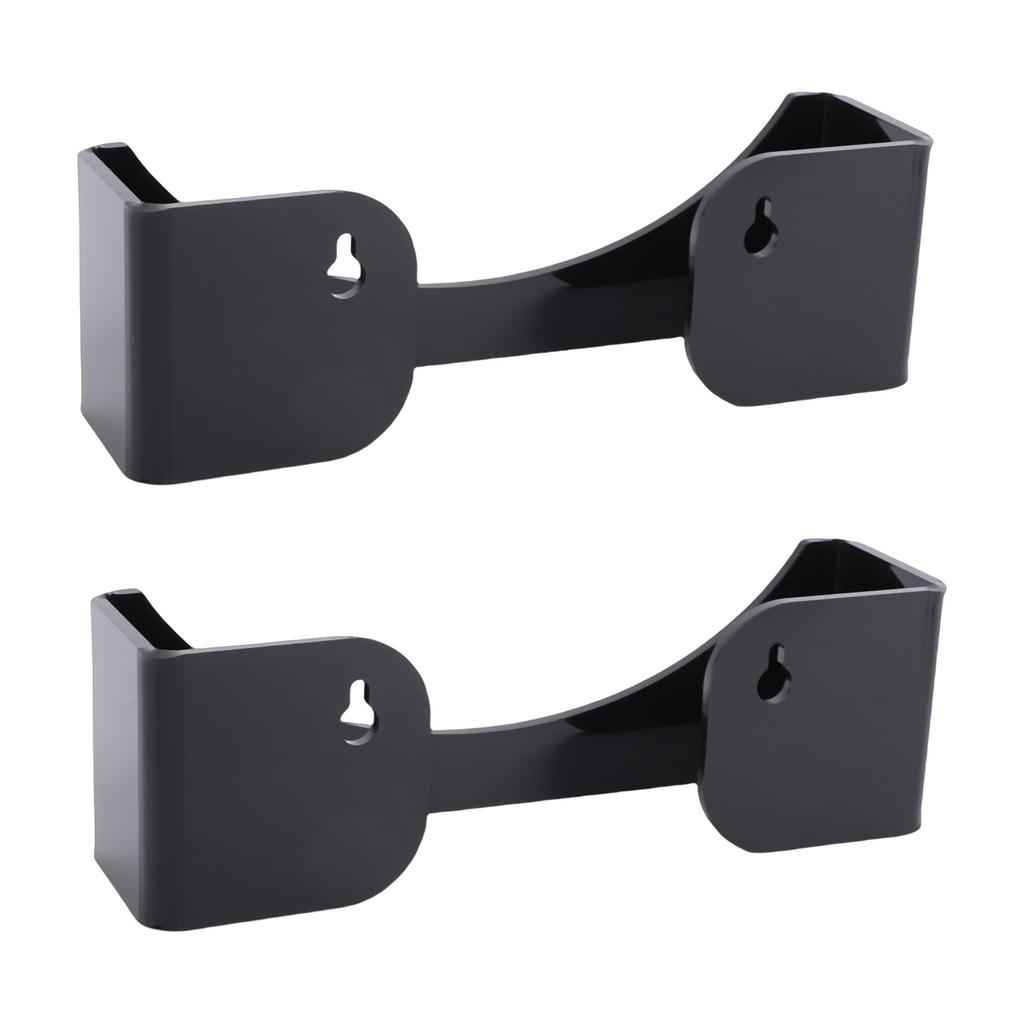 2pcs Hat Wall Racks Space Saving Acrylic Wall Mounted Hat Storage Organizers for Baseball Caps Black