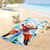Dragon Ball Print Beach Towel, Large Soft Quick Dry Towel for Beach Camping Swimming
