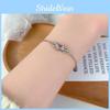 Lovely Heart Charm Bracelet For Women Gentle Daily Fashion Accessory Made Of Alloy