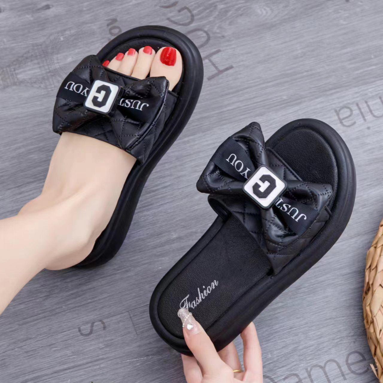 

Пляжные сандалии на высоком каблуке, нескользящие, модные, поднимающие летние шлепанцы, тапочки для женщин, новые 38-39