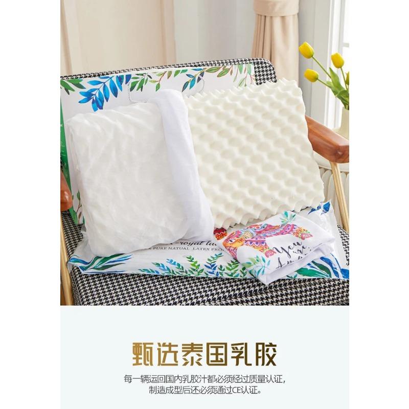 Thailand Latex Pillow For Neck Pain Protect Vertebrae Health Care Orthopedic Massage Pillows For Sleeping For Bedroom