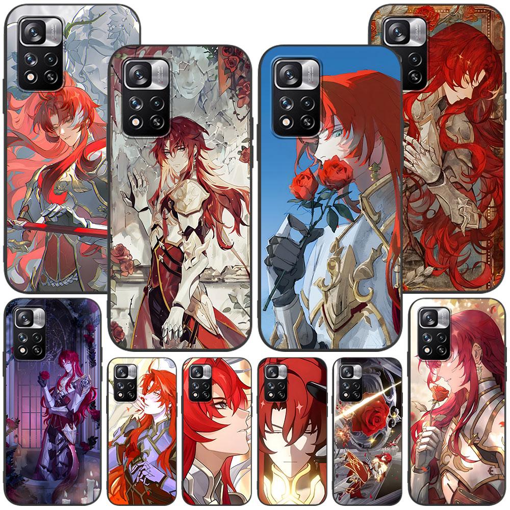 

Чехол Argenti Honkai Star Rail для Xiaomi Redmi 10 9C 10C 10A 9A 9i 9T 9 Prime K40 Pro 10X 4G, черный мягкий чехол из ТПУ для мобильного телефона