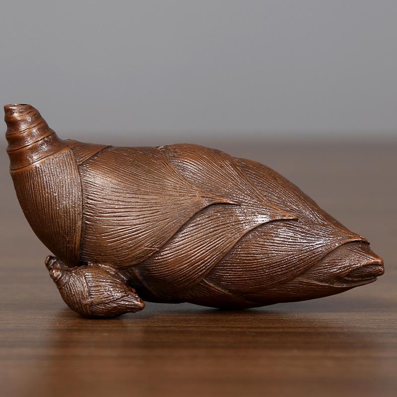 Copper Shoot Holder Tea Ceremony Accessories Sandalwood Incense Burner Lucky Bamboo