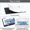 Demao License Plate Pad Anti Rrattle 2 Pack, License Plate Foam Padding Shockproof, Universal Fit For Car &SUV Noise Reduction & Vibration