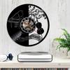 Music Vinyl Record Wall Clock - Musical Instrument Violin Piano Wall Clock -  Vinyl Clock - Living Room Wall Decor - Unique Gifts for Music Lover