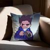 Anime Eddsworld Tom  Pillow Case Antidustmite Pillowcase Invisible zipper silky short plush Sofa cushion cover