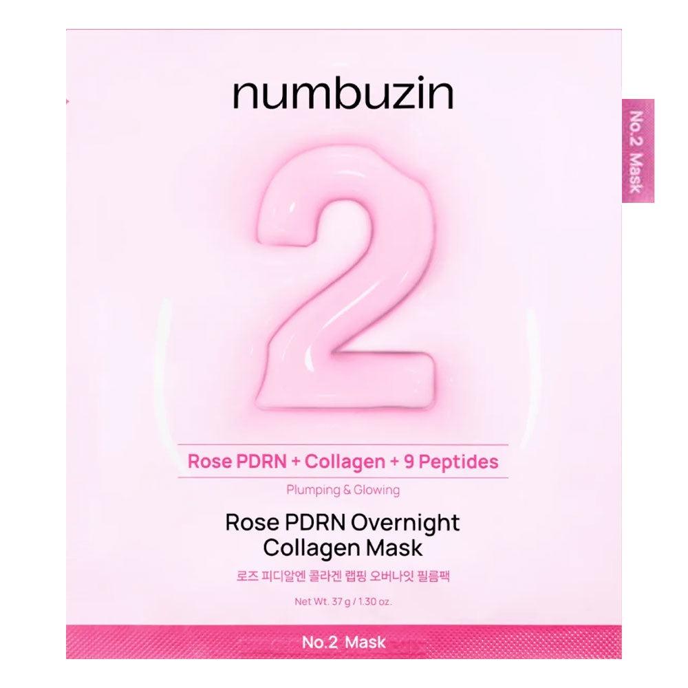 

Numbuzin No.2 Rose PDRN Overnight Collagen Mask 1 Sheet (No Box)