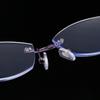 New High-end Frameless Reading Glasses for Women, Diamond-cut Anti-blue Light Reading Glasses for Women, Fashionable Age-reducing Reading Glasses