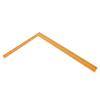 Aluminum Ruler Multifunctional Precision Square Woodworking Tool  for Inspection MeasurementYellow
