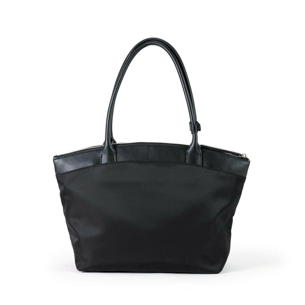 Barcos Lightweight Tote Bag for Women with Pockets for Easy Perfect for Everyday and Elegant and Simple Polyester Black Organization, Use, Travel,