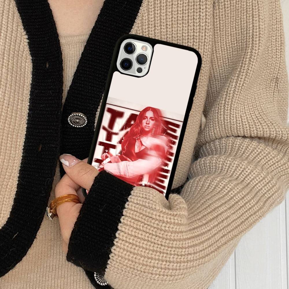 

Tate M-McRae Singer PC+TPU Phone Case For IPhone 11 12 13 14 15 16 17 Plus Pro Max Cover iPhone 15pro max