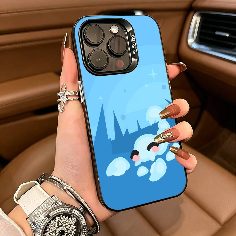 Game Adopt Me  For iPhone 17 16 15 14 13 12 11 Pro Max XS  17 Air Silicone Colored Silver Bumper Cover