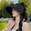 Advanced Sunshade Empty Top Hat Women's Summer Sweet Versatile Outdoor Travel Sunscreen Hat Showing Face Small Headband Hat