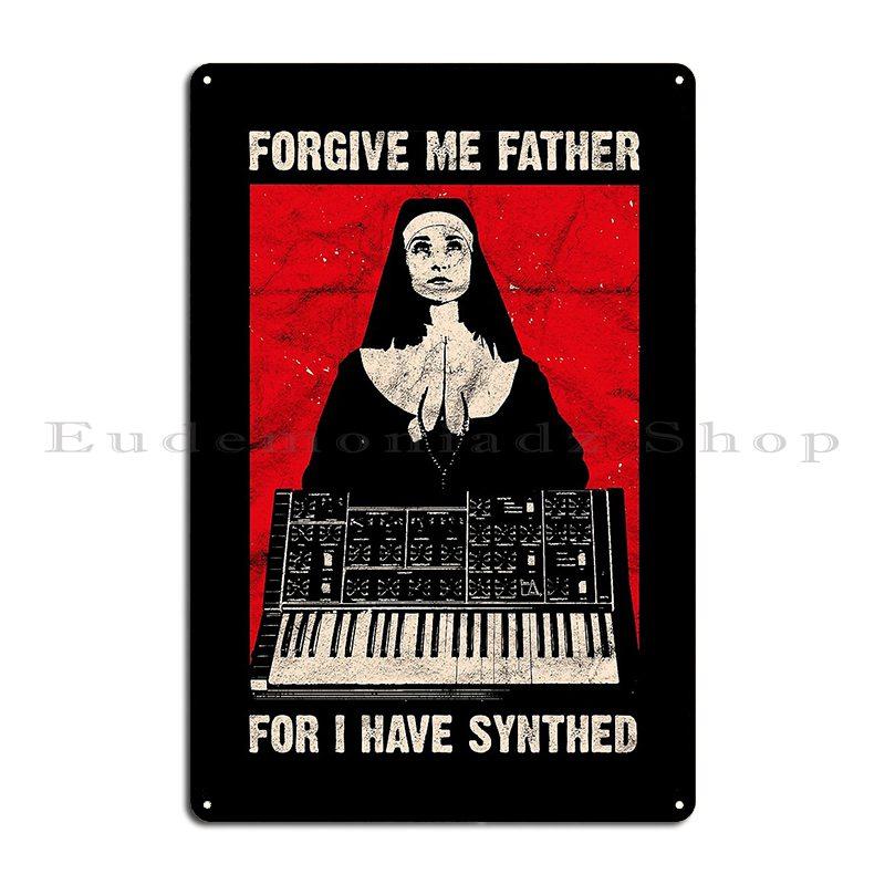 Modular Synthesizer God for Electronic Musician Tarot Card Metal Sign Wall Mural Cinema Rusty Iron Customize Tin Sign Poster 20x30cm（7.8x11.8inch）