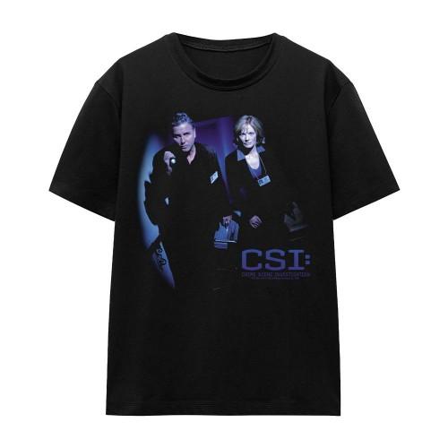 CSI Unisex Vuxen På Plats T-shirt