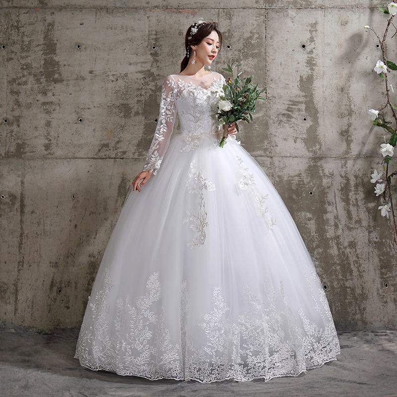 Elegantes Mori-kei Hochzeitskleid 2026 mit Schleppe - verträumt, High-End, Super Feenstil für Bräute