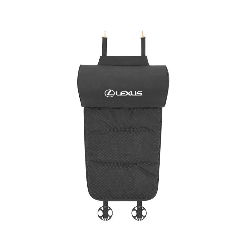 Suede Fabric Car Seat Extension Leg Rest Cushion Auto Extender Cushion For Lexus Fsport GS GX IS LS LX CT LC RC LBX NX RX 350h