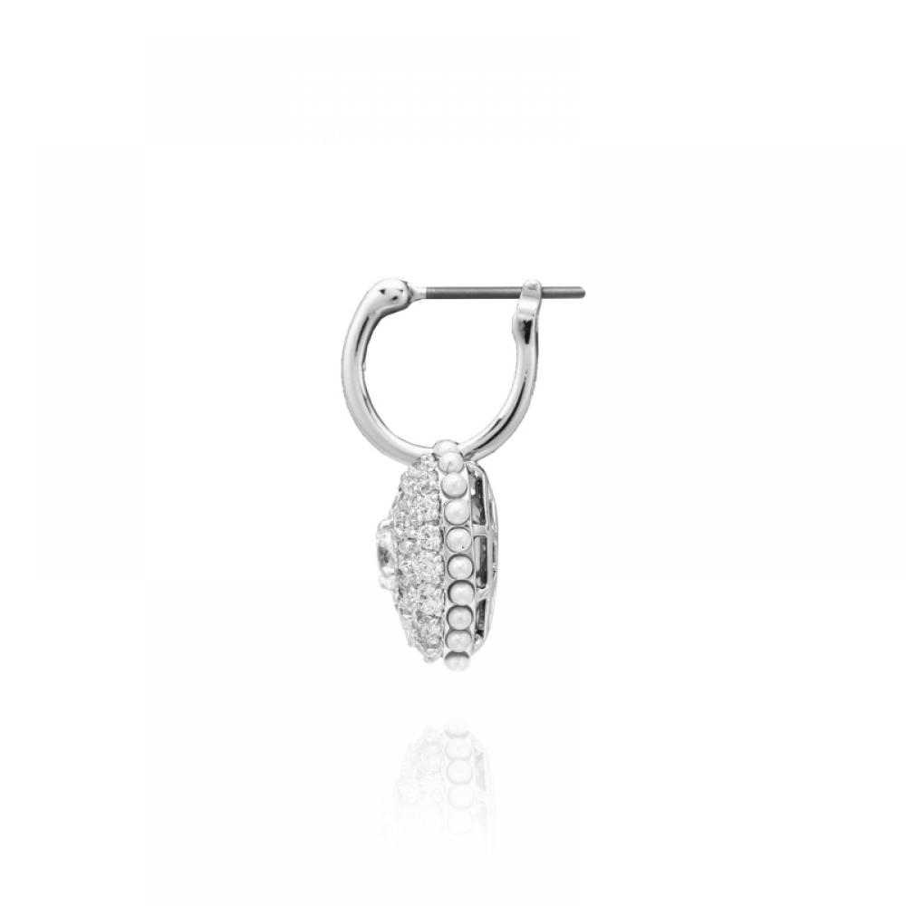 Swarovski 5684384 Hyperbola Heart Hoop Drop Earrings