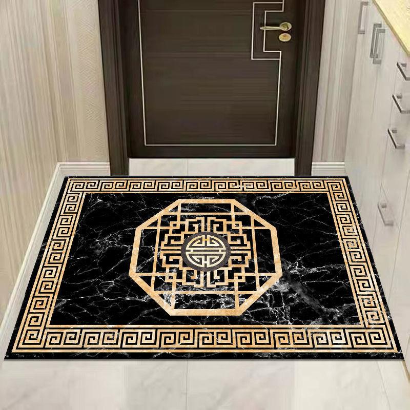 New Chinese Style Entrance Carpet  Living Room Carpet Corridor Floor Mat Household Anti Slip Can Be Cut
