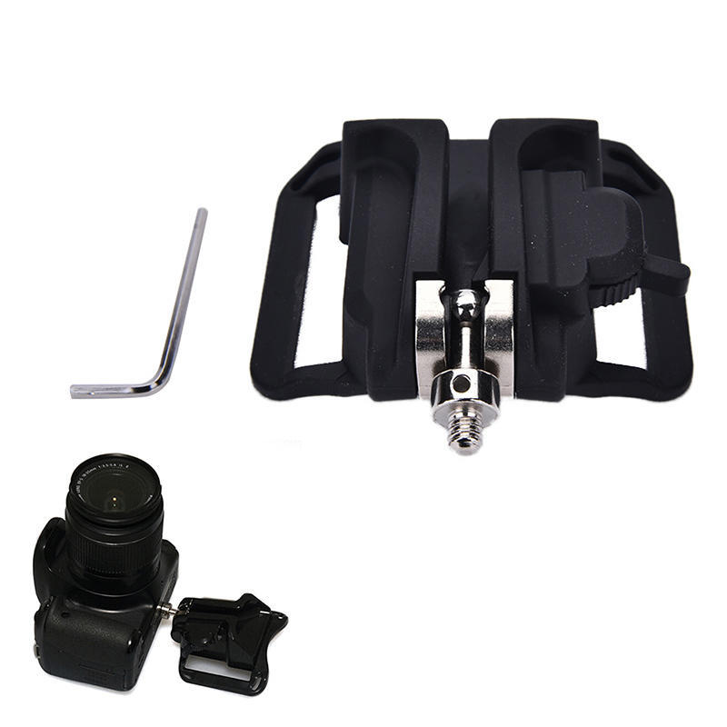 1/4" Screw Camera Waist Spider Belt Holster Quick Strap Buckle Dull For Camera