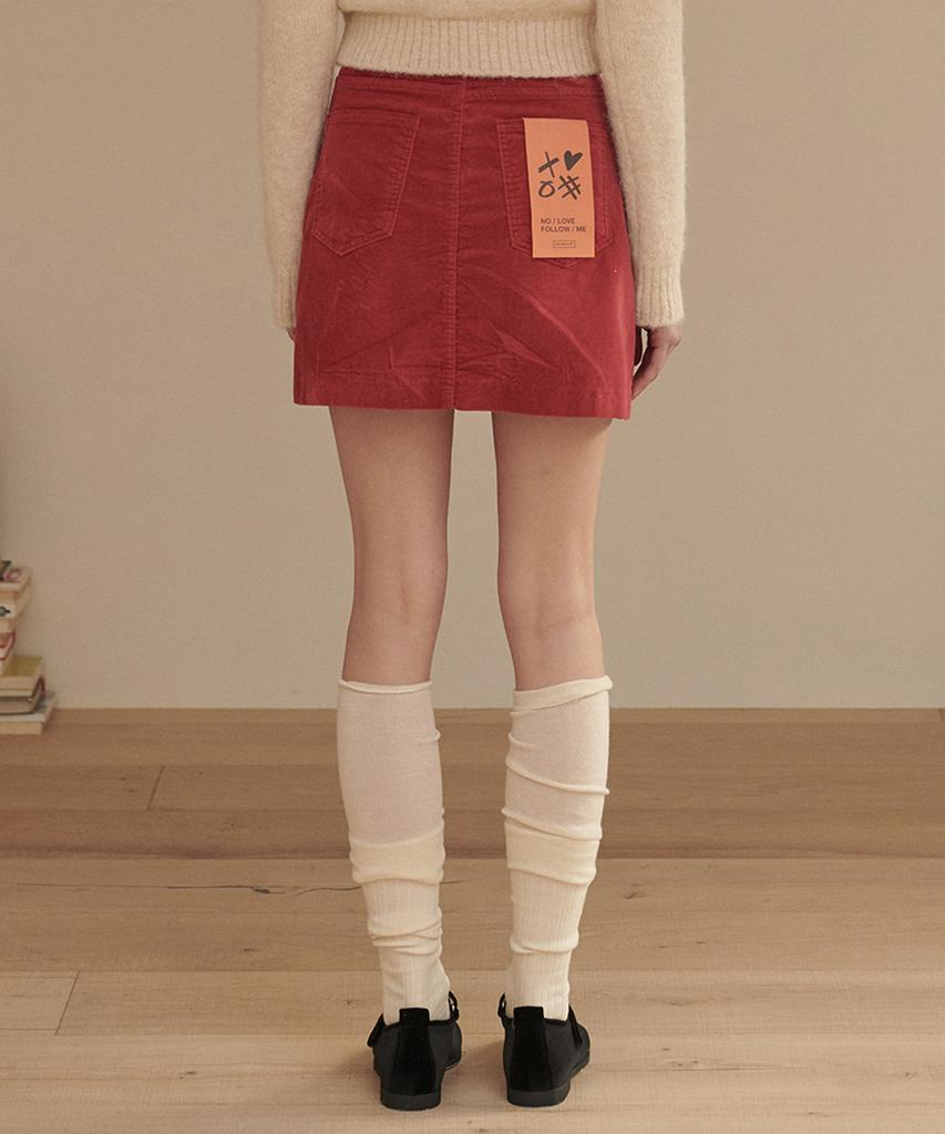 Pandora Fit [Skirt] Blur Skirt Wine