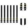 6 Pieces Luggage Rope Roof Rack Tie Down Strap Black 1:10 Scale Replace Part Sturdy for RC Hobby Car